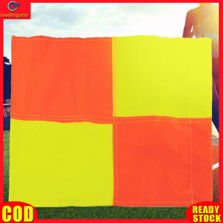 leadingstar-rc-authentic-soccer-referee-flag-for-fair-play-sports-match-football-rugby-hockey-training-linesman-flags