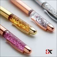 New Ballpoint Pen Writing Signature High Quality Crystal Diamond Rose Gold Office Stationery Gift Metal Pens Pens