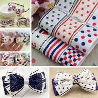 25mm (1M) Printed Marine Design Grosgrain Satin Ribbon DIY Handmade Christmas Wedding Gift Ribbon Headwear Hair Bow Party Decor Gift Wrapping  Bags