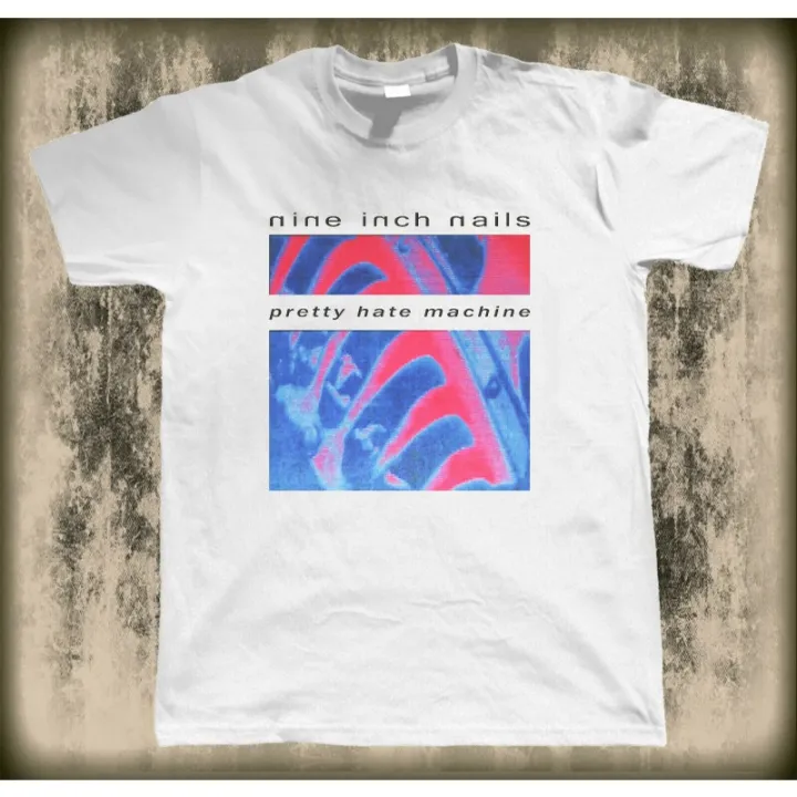 Gildan - Nine Inch Nails T-shirt Pretty Hate Machine retro 1990's R |  Lazada PH