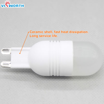 Wholesale G9 Led Bulbs 3W 5W SMD3014 Leds SpotLight Min Ceramic Body Ac 220v 230v 240v Warm Cold White Chandelier Ligh