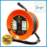 ล้อเก็บสายไฟ 4 ช่อง ELECTON EN1-M31030 2300 วัตต์ 30 เมตร สีส้มEXTENSION CORD REEL ELECTON EN1-M31030 4-OUTLET 2300W 30M ORANGE **ด่วน สินค้าเหลือไม่เยอะ**