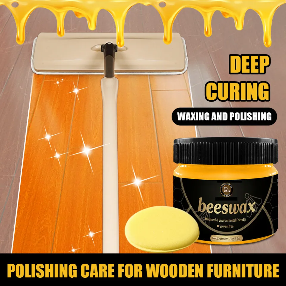 1-4pcs Wood Seasoning Beewax Complete Solution Furniture Care Beeswax