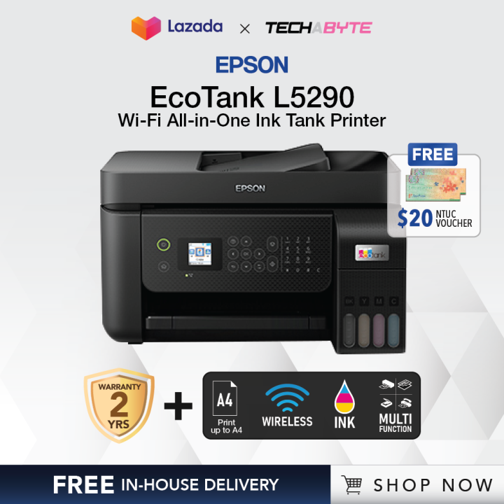 Epson ECOTANK L5290 A4 Wi-Fi All-in-One Ink Tank Color Printer | Lazada ...