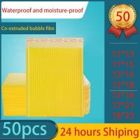 【cw】 50pcs/bag yellow Film Envelope Anti-squeeze Thicken Product