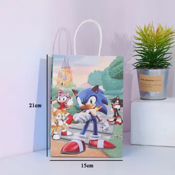 Sonic birthday party supplies include 12 hedgehogthemed gift boxes candy  boxes party bags and Party favors for childrens games  Amazonin टयज  और गमस