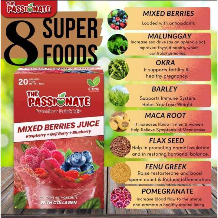 The Passionate Mixed Berries Juice (For Fertility, Pregnancy and