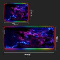 Rgb Mouse pad purple big mousepad rgb Setup gamer accessories personalized Backlit mat non-slip mat 900x400 art table deskmat