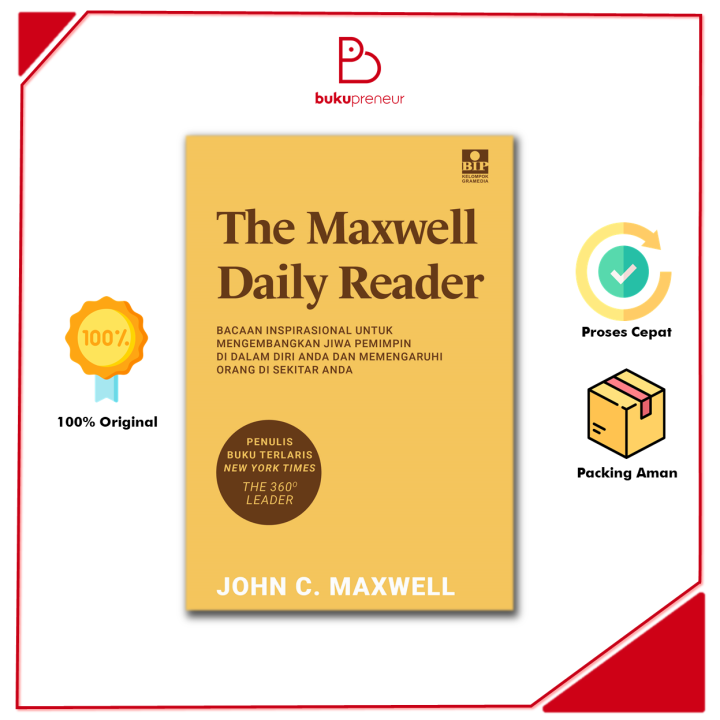 The Maxwell Daily Reader John C. Maxwell | Lazada Indonesia