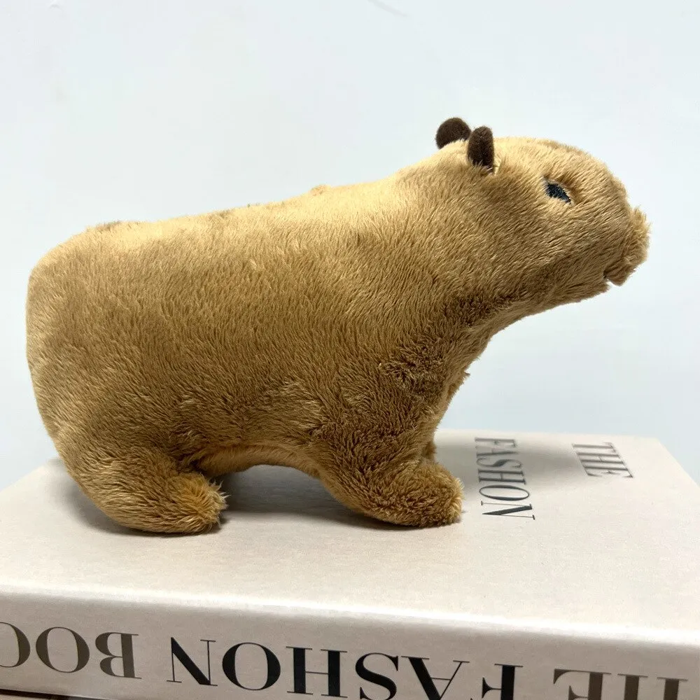 Mô Phỏng Búp Bê Capybara Lông Tơ Thú Nhồi Bông Thú Nhồi Bông Đồ Chơi Trẻ Em  Quà Tặng Giáng Sinh Peluche Búp Bê Mềm Mại 