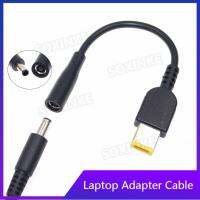 DC Load Converter Power Adapter Cable Slim Tip to 4.5x 3.0 MM Female Elbow For Lenovo Thinkpad Laptop Wires  Leads Adapters