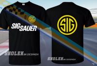 ยอดนิยม Sig Sauer โลโก้ Sig Limited Edition เสื้อยืดแขนสั้นสำหรับผู้ชายและผู้หญิง