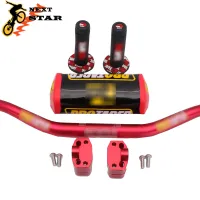 Motorcycle 1 18" Fat Bar 28MM 800mm Handlebar Bar Clamps Pad MX Pit Dirt Bike For KTM Honda Yamaha EXC CRF YZF KLX RMZ Protaper