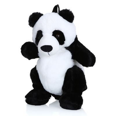 Korean Style Childrens Bags New Style Backpack Cute Panda Small Backpack Fashion Boys and Girls Cartoon Plush Bag