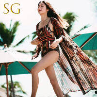 SG ชุดว่ายน้ำสายเดี่ยว สุดเซ็กซี่  (ไม่มีผ้าคลุม) มีให้เลือก 3 ลวดลาย #699