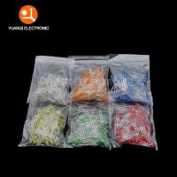 100pcs 3mm LED Diode F3 Assorted Kit White Green Red Blue Yellow Orange Pink Purple Warm White DIY Light Emitting Diode Clamps