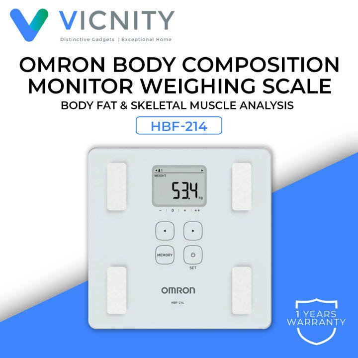 (AUTHENTIC) Omron Body Composition Monitor Weighing Scale HBF214