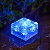 Solar Brick Lights Outdoor Waterproof Paver Landscape Ground Lamp Garden Pathway Patio Walkway Flowerbed Decor Ice Cube Sunlight Outdoor Lighting