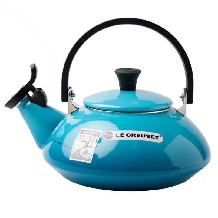 Anan.mall cool color Le Creuset enamel kettle 1.5L carbon steel
