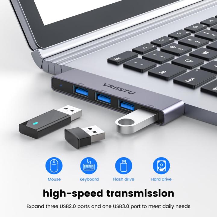4-in-1-usb-hub-dock-3-0-5gbps-high-speed-4-port-otg-adapter-for-pc-macbook-lenovo-computer-accessories-expansion-docking-station-usb-hubs