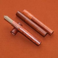 5g 45pcs Quality natural pure chinese Hainan oudh stick incense with rosewood tube aloeswood oud Smell Sweet elegant lasting