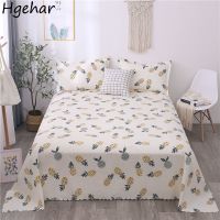 Flat Sheet Skin Friendly Washed Cotton Minimalist Adults Bed Sheets Brushed Household 1pc King Queen Size Four Seasons Bedspread