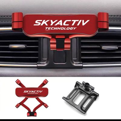 รถผู้ถือโทรศัพท์มือถือ Air Vent GPS Mounts St Gravity นำทางวงเล็บอุปกรณ์เสริมสำหรับ Mazda Skyacti CX5 CX8 2017-2020