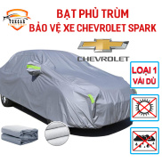 Bạt phủ trùm bảo vệ xe ô tô Chevrolet Spark vải dù OXFORD cao cấp