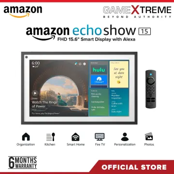  Echo Show 15 15.6 inch Smart Display with Alexa and Fire TV - Black