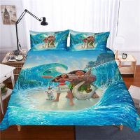 Disney Moana Bedding Set Duvet Cover Single Twin King Size Bedroom Decoration Cartoon boy Girls Children Bed Gifts