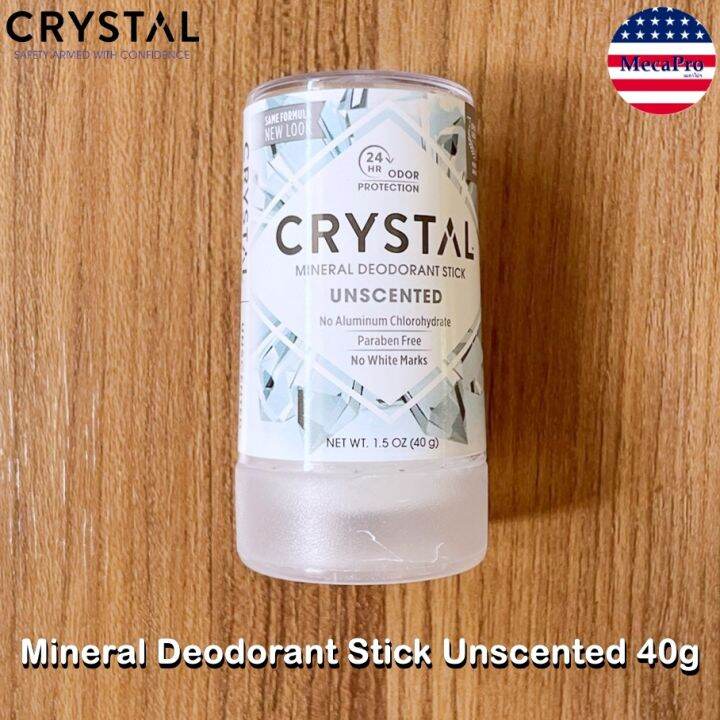 Crystal Body Deodorant® Mineral Deodorant Stick Unscented ผลิตภัณฑ์