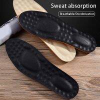 Orthopedic Insoles For The Feet Leather Comfort Massage Insole Running Sneakers Feet Care Shoe Sole Pad For Feet Men Women