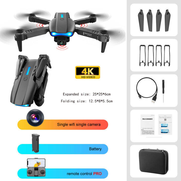 โดรน-k3เซ็นเซอร์หลีกเลี่ยงอุปสรรค4k-hd-กล้องมุมกว้าง-wifi-fpv-โดรนกล้องคู่ของเล่นส่งเรียลไทม์ติดตามฉันสแตนด์บายวิดีโอถ่ายทอดสดจีพีเอสที่มีตัวตั้งเวลามุมของเล่นกว้างพับได้