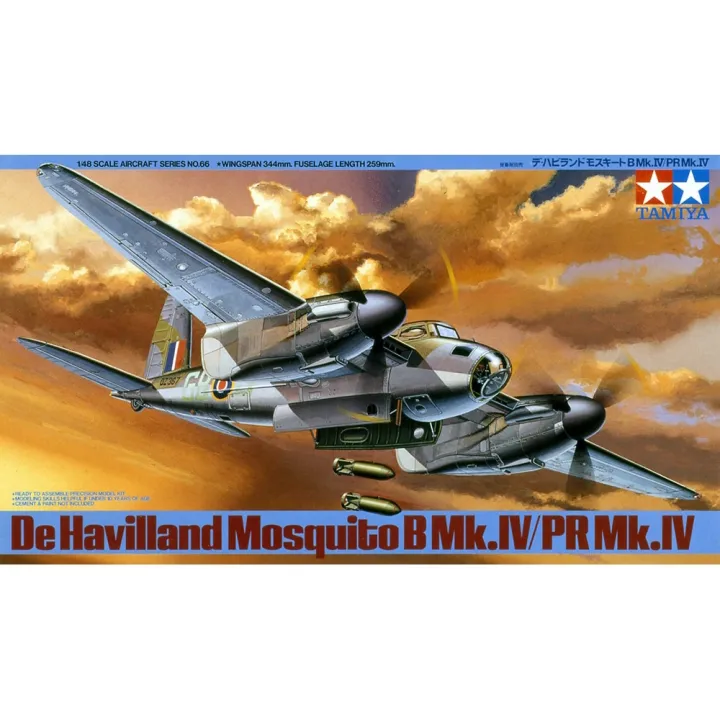 โมเดลประกอบ-tamiya-1-48-ta61066-de-havilland-mosquito