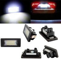 2ชิ้นป้ายทะเบียนรถยนต์หลอดไฟ Led ไฟสำหรับ BMW E82 E88 E39 E60 E61 E90 E92 E93 E70 E71 E72 X5 X6ชุด1/3/5อุปกรณ์ตกแต่งรถยนต์