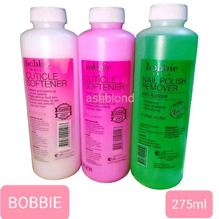 520ml 275ml Bobbie Green acetone Classic CUTICLE REMOVER CUTICLE BLUSH