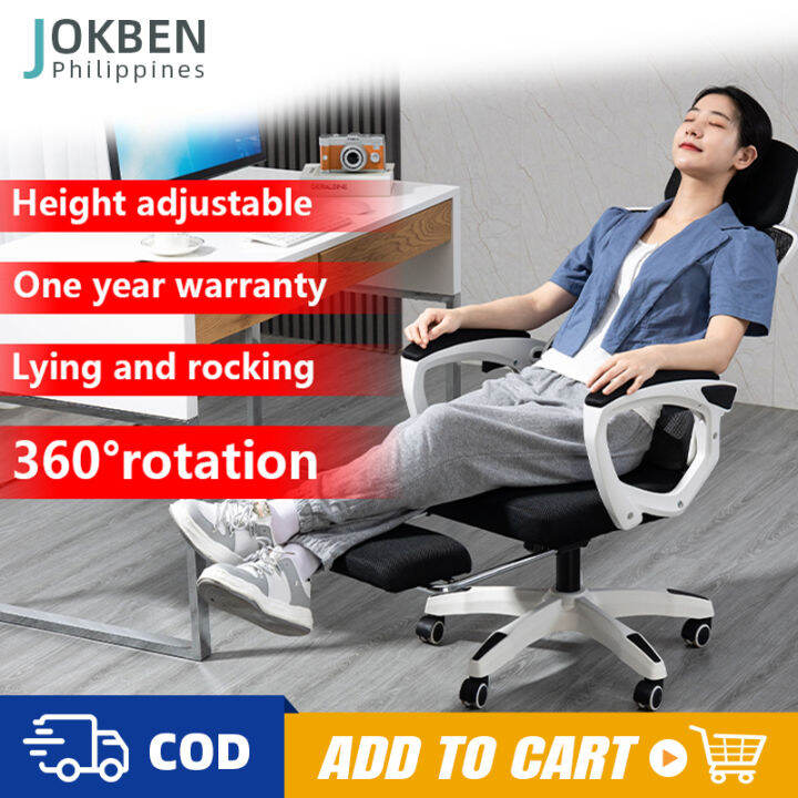 Ergonomic office chair Computer chair Neck support Mesh breathable chair 360 Degree rotating