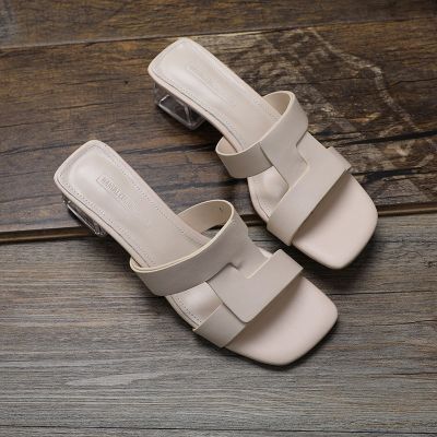 【CC】☾☜  BCEBYL New Fashion Womens Sandals Midheel Slippers Female Shoes Chaussure
