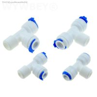 ☬✙► Reverse Osmosis Quick Pipe Fitting T Shape Tee 1/4 3/8 Hose Connect 1/4 3/8 BSP Male RO Water Plastic Coupling Connector Adapter