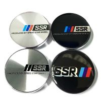 Style 4pc 51mm OD 45 ID SSR Wheel Center Cap Small Size Chrome Modified Sports Wheel Hub Cap Cover Fit for SSR Wheel