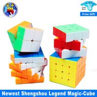 Shengshou ของเล่น3X3 2X2 4X4 5ลูกบาศก์ความเร็วไม่มีสติ๊กเกอร์มืออาชีพลูกบาศก์ปริศนาเรียบ Cubos O O สำหรับเด็ก