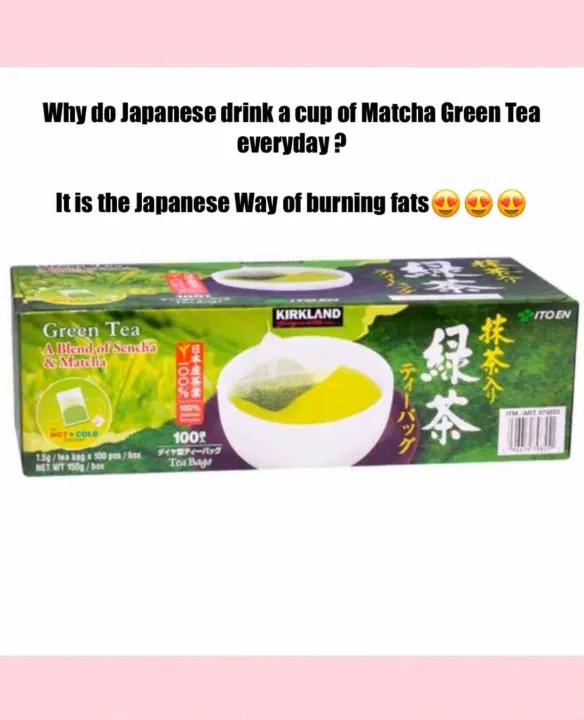 Kirkland Ito En Green Tea A blend of Sencha and Matcha, ketofriendly