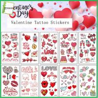 RENWAN หน้าอก ผู้หญิง แขน สักชั่วคราว กันน้ำ รอยสักปลอม Love Tattoo Sticker