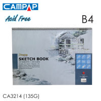 I-Paint(ไอ เพ้นท์)  สมุดวาดเขียน B4 15s CAMPAP  สมุดวาดเขียนแบบห่วง  สมุดวาดเขียน ขนาด B4 สมุดสเก็ตซ์  กระดาษวาดเขียน Sketch Book รหัส CA3214 (135g)