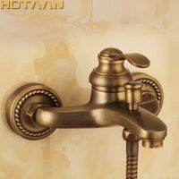 【hot】 Wall Mounted Hand Held Antique Shower Faucet Sets YT-5340