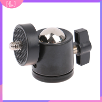 【HJ】 1/4 Hot Shoe tripod Mount Camera HEAD Ball ADAPTER Cradle BALL HEAD with LOCK