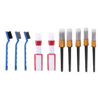 10 Pcs Car Detailing Brush Set Includes for Cleaning Car Air Conditioner Brushes