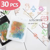 30 PCS Kawaii Paper Clips Bookmark Stationery Scrapbook gadget School supplies Office cute desk orgainzer accessories