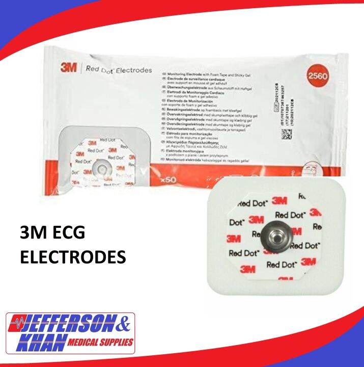 ECG Electrodes 3M Brand Disposable ECG Electrodes Adult Lazada PH