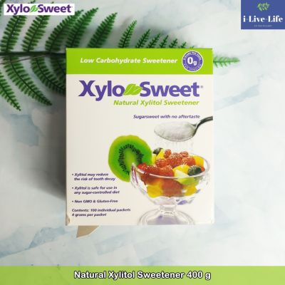 40% OFF ราคา Sale!!! โปรดอ่านรายละเอียดสินค้า EXP: 04/2024 สารให้ความหวานแทนน้ำตาล Natural Xylitol Sweetener 400 g - Xylosweet